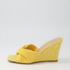 Shoes TOP END | Katia Lemon Syn Raffia Mules