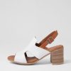 Shoes DIANA FERRARI | Wynstonn White Tan Leather Sandals