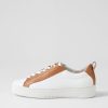 Shoes DJANGO & JULIETTE | Larett White Dark Tan Multi Sneakers