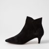 Shoes DIANA FERRARI | Cammi Black Suede Ankle Boots