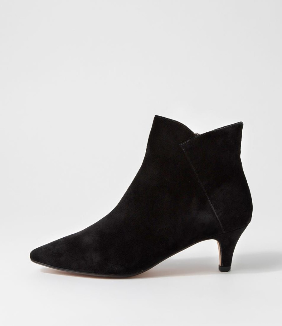 Shoes DIANA FERRARI | Cammi Black Suede Ankle Boots