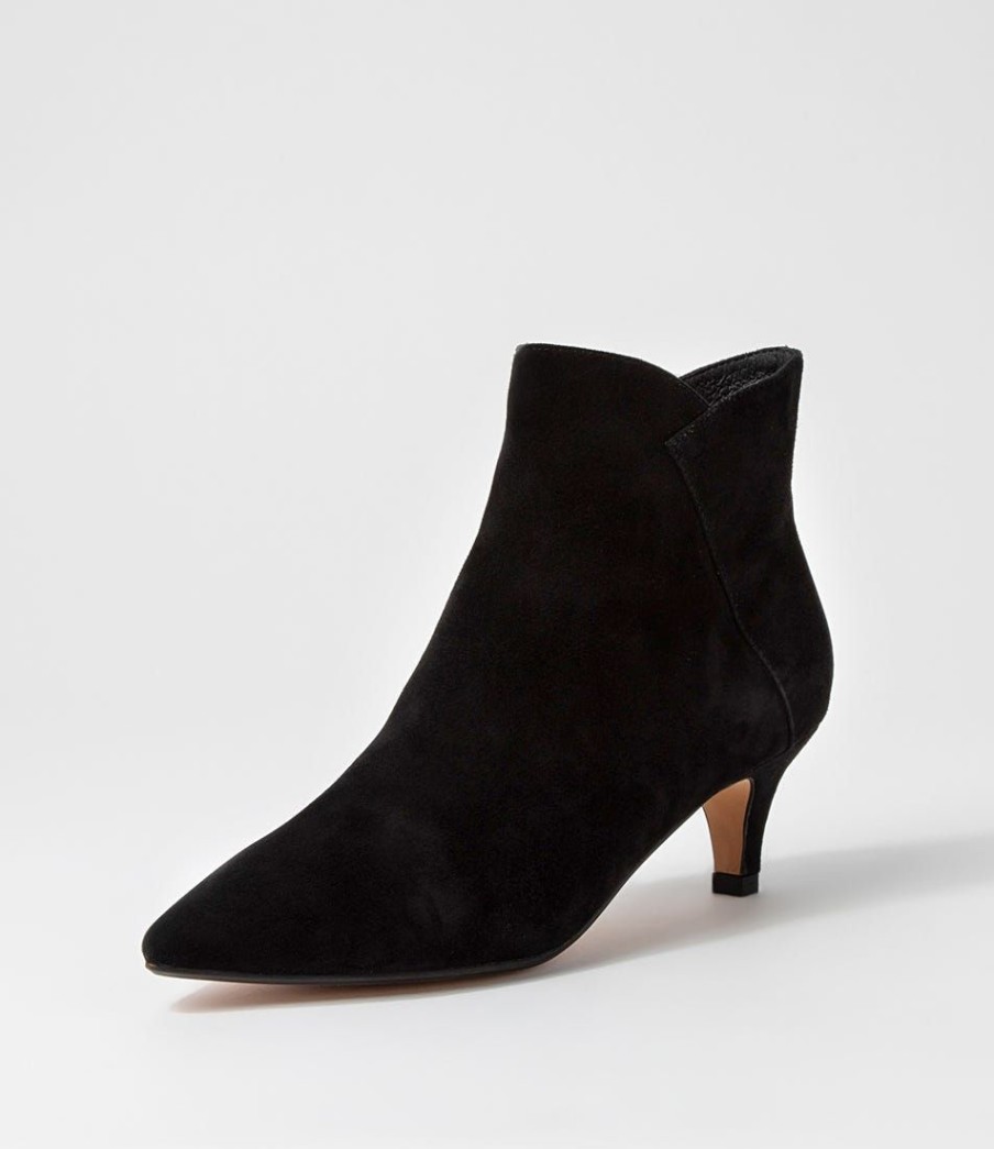 Shoes DIANA FERRARI | Cammi Black Suede Ankle Boots