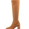 Shoes MOLLINI | Tryit Camel Stretch Microsuede Knee High Boots