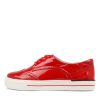 Shoes ZIERA | Alivia W Red Wrinkle Patent Sneakers