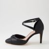 Shoes DIANA FERRARI | Tamarah Black Leather Heels