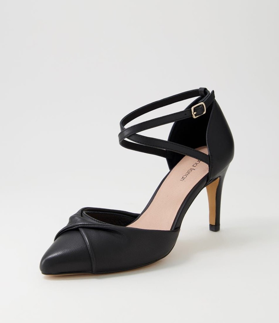 Shoes DIANA FERRARI | Tamarah Black Leather Heels