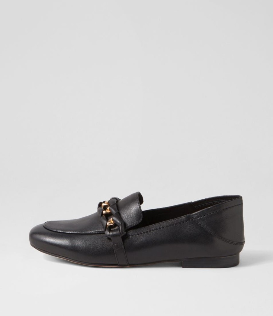 Shoes MOLLINI | Gerlin Black Leather Flat Shoes