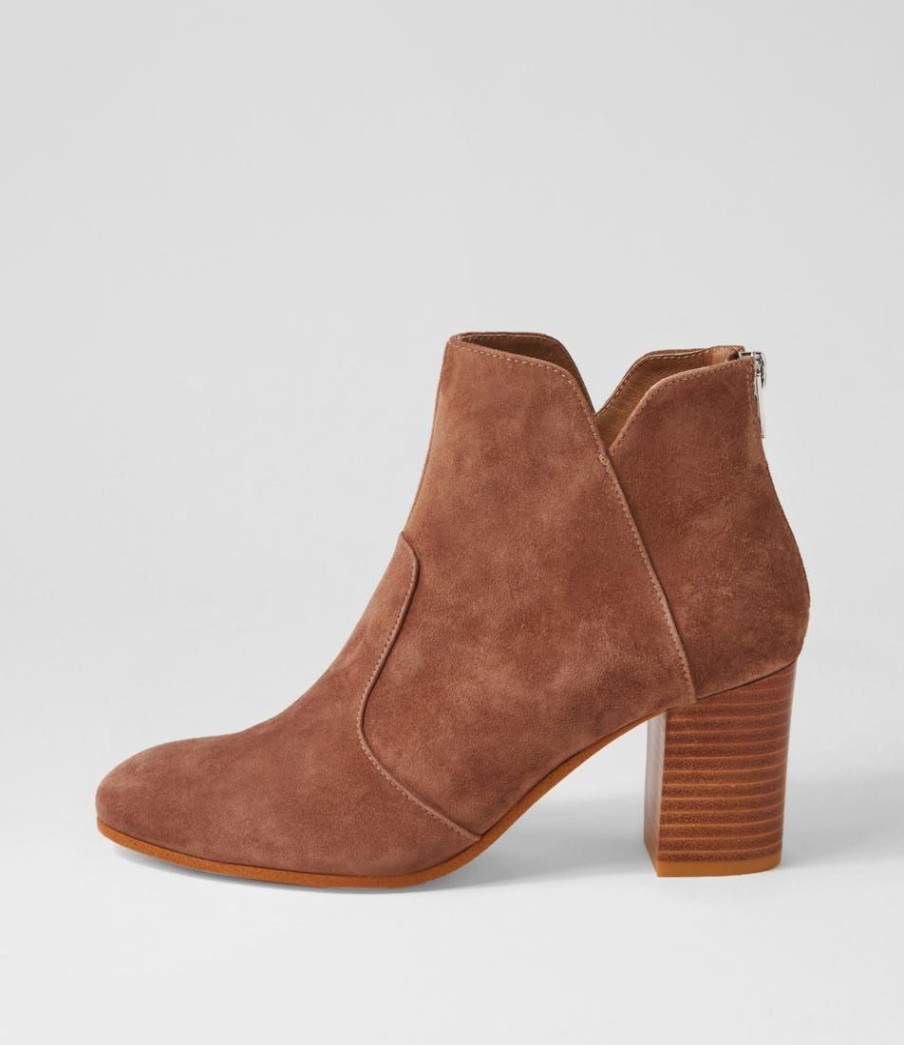 Shoes TOP END | Upclimb Light Choc Suede Ankle Boots