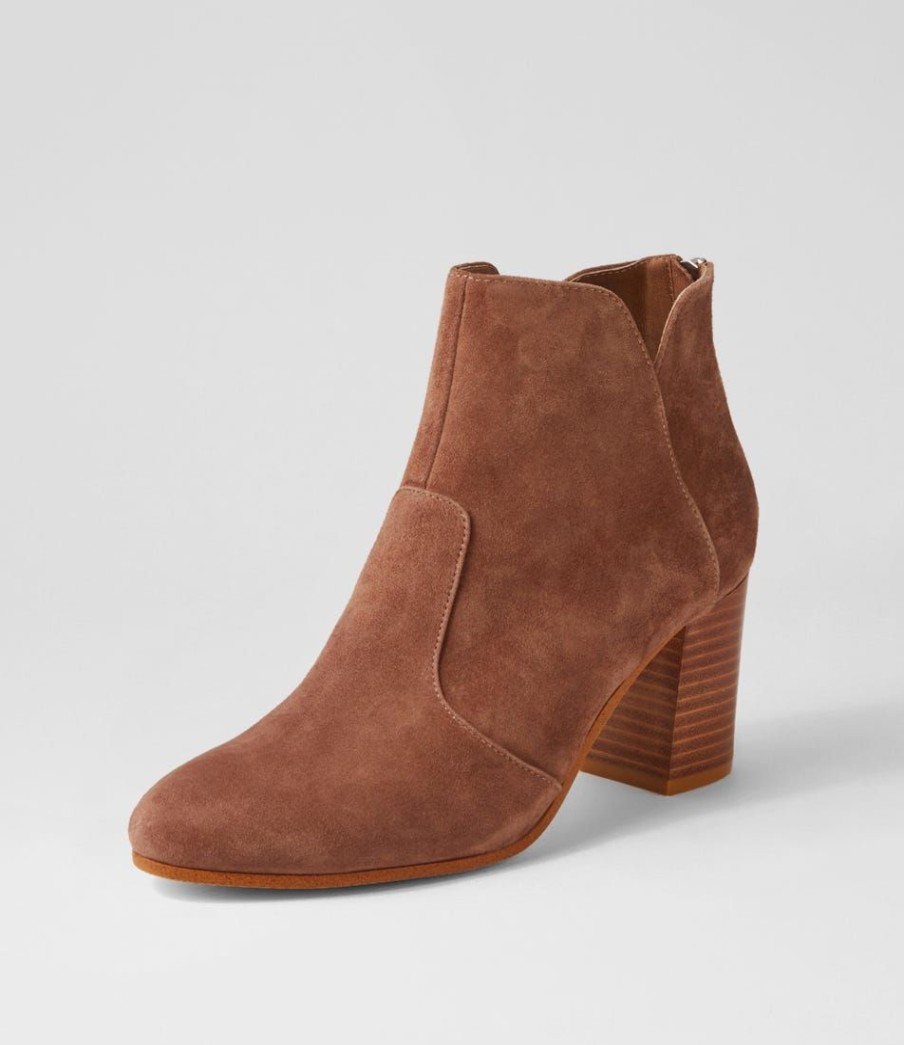 Shoes TOP END | Upclimb Light Choc Suede Ankle Boots