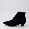 Shoes DJANGO & JULIETTE | Drey Black Suede Ankle Boots