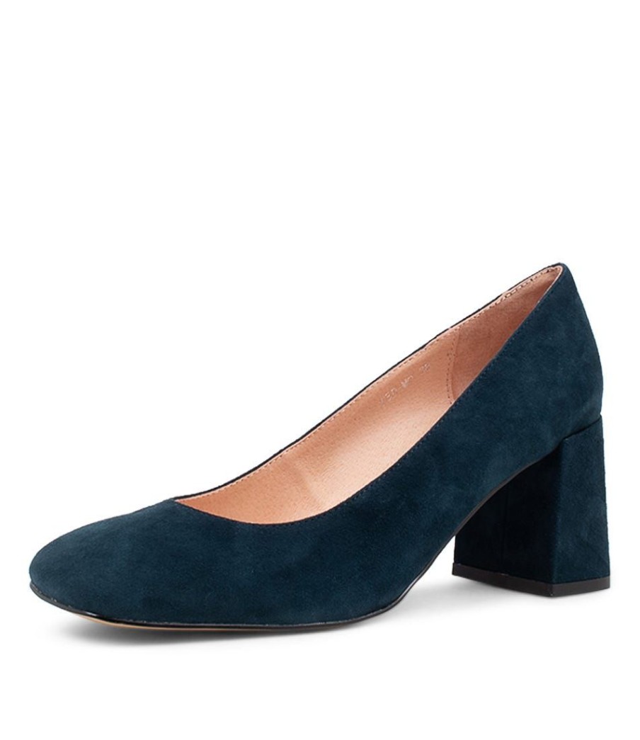 Shoes MOLLINI | Ted Navy Suede Pump Heels