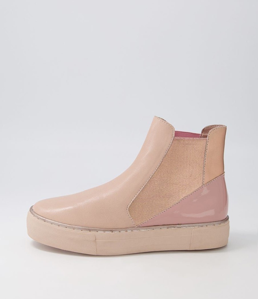 Shoes DJANGO & JULIETTE | Famelia Cafe Pink Multi Chelsea Boots