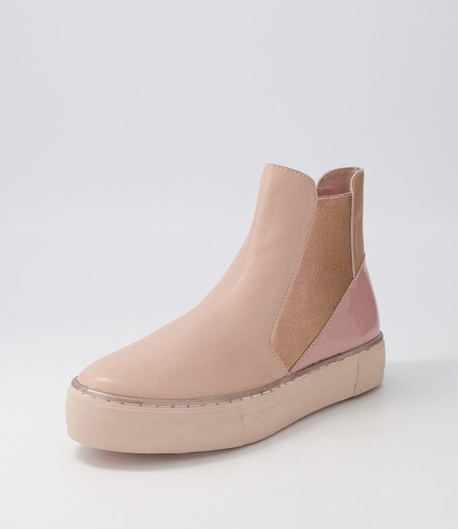 Shoes DJANGO & JULIETTE | Famelia Cafe Pink Multi Chelsea Boots