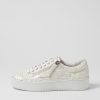 Shoes DJANGO & JULIETTE | Laila White Silver Dot Multi Sneakers