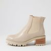 Shoes TOP END | Jesiy Almond Leather Elastic Chelsea Boots