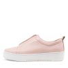 Shoes DJANGO & JULIETTE | Lulie Dusty Pink Leather Sneakers Ws