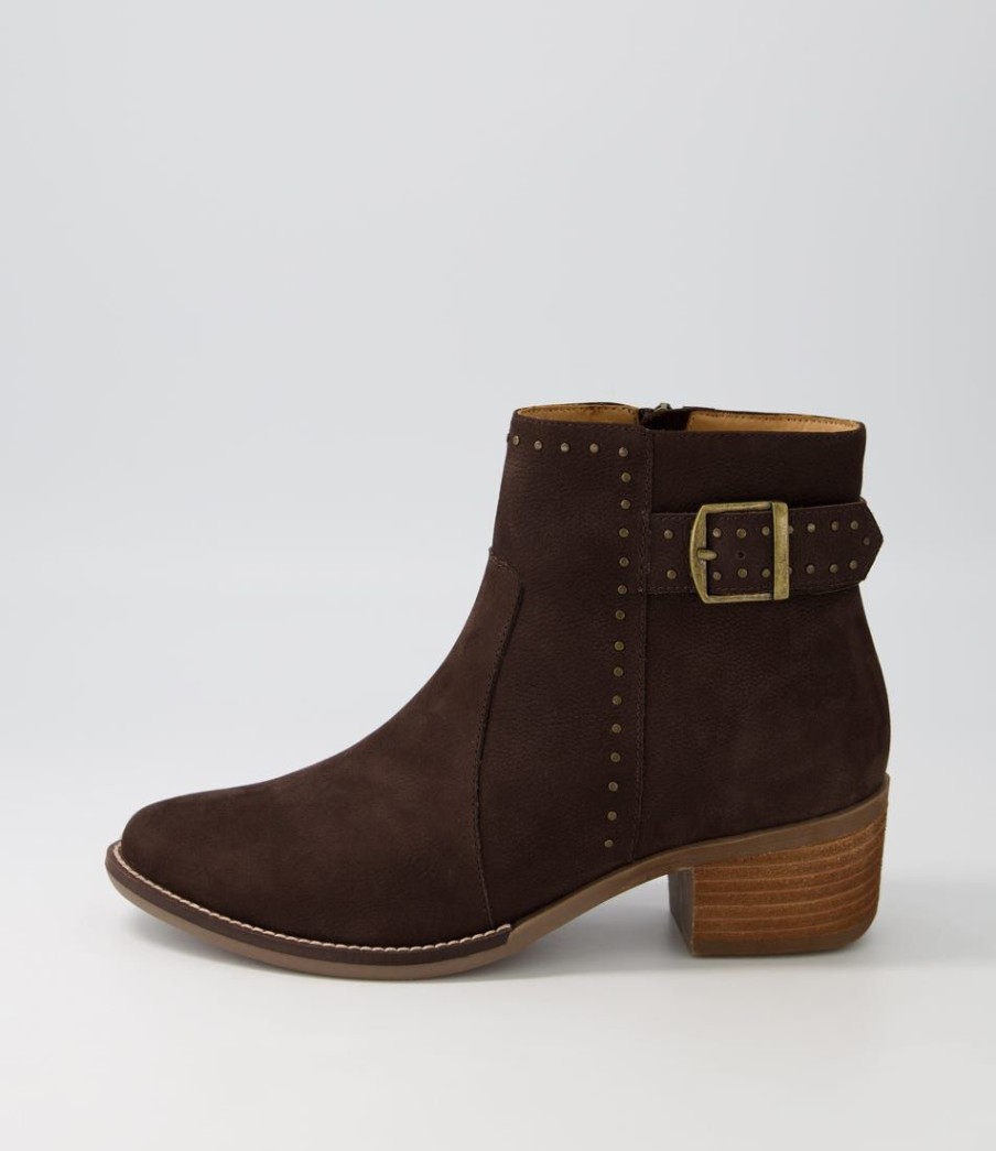 Shoes ZIERA | Elek Xf Choc Tumble Nubuck Ankle Boots