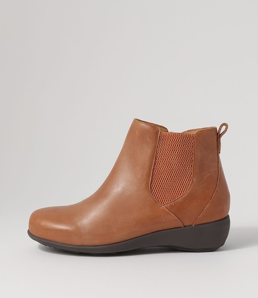 Shoes ZIERA | Shanghai Xf Tan Choc Leather Chelsea Boots