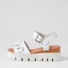 Shoes DJANGO & JULIETTE | Racassy White Leather Sandals