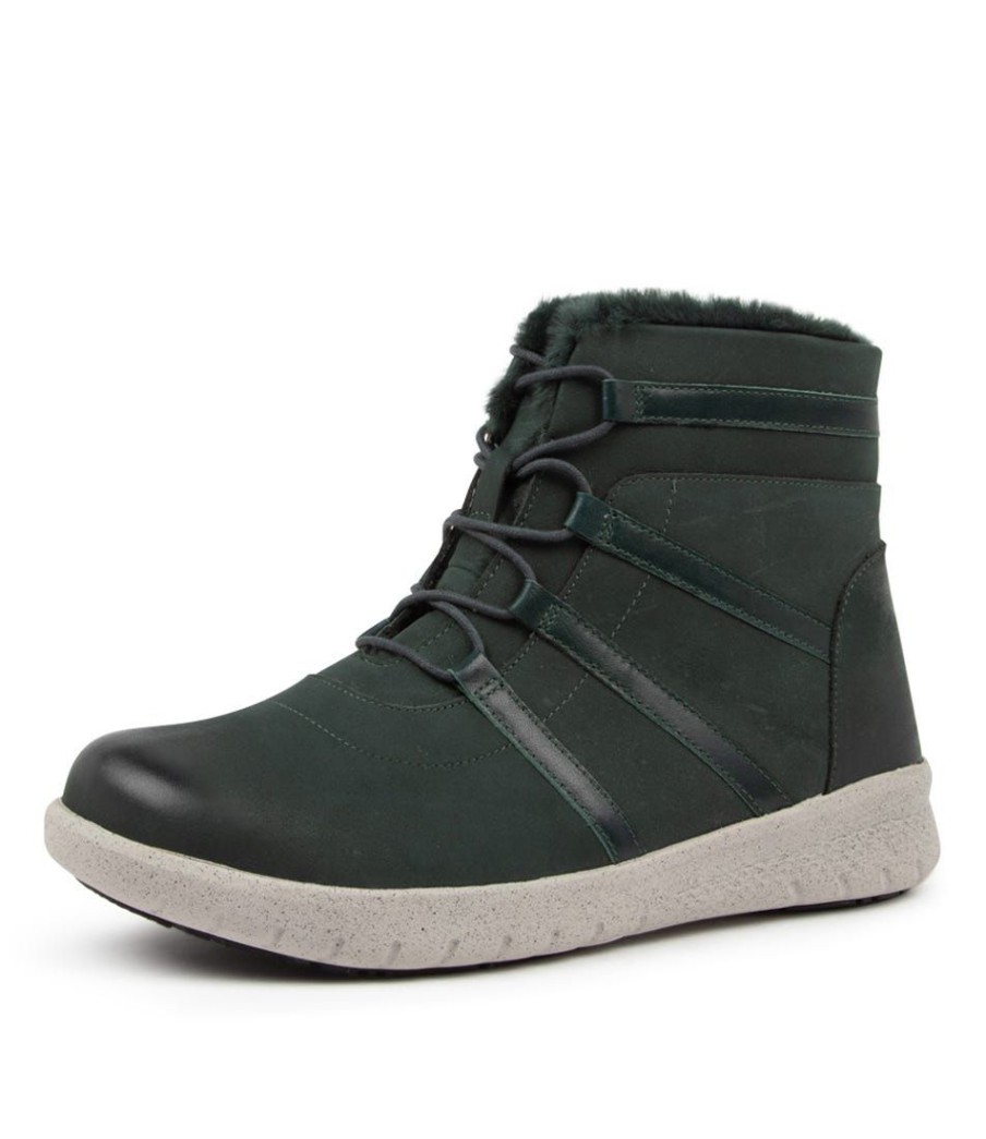 Shoes ZIERA | Susie Xf Forest Nubuk-Lea