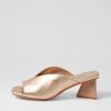 Shoes DJANGO & JULIETTE | Inkley Champagne Leather Sandals