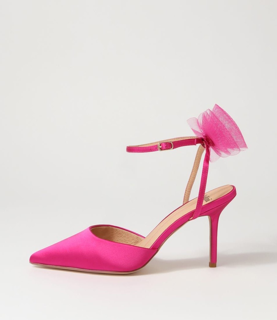 Shoes MOLLINI | Myday Fuchsia Satin Heels