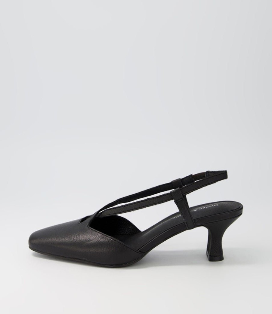 Shoes DJANGO & JULIETTE | Cadman Black Leather Heels