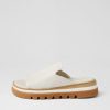 Shoes DJANGO & JULIETTE | Sarki Ivory Leather Sandals