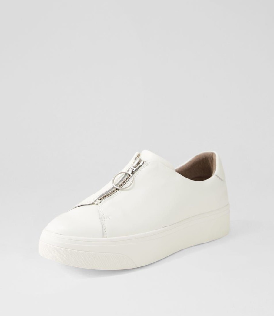 Shoes DIANA FERRARI | Dakira White Leather Sneakers