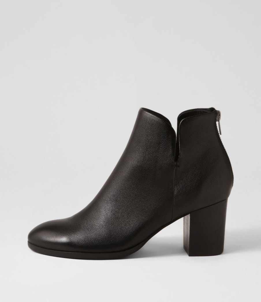 Shoes DJANGO & JULIETTE | Duriel Black Leather Ankle Boots