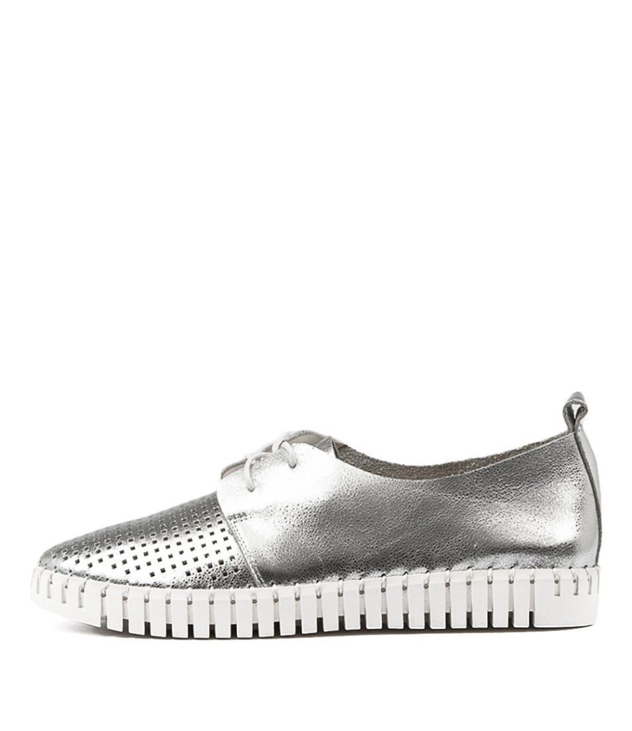 Shoes DJANGO & JULIETTE | Huston Silver Leather