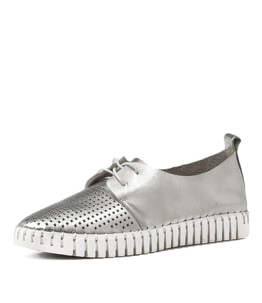 Shoes DJANGO & JULIETTE | Huston Silver Leather