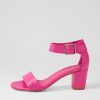 Shoes DJANGO & JULIETTE | Cassier Bright Pink Leather Sandals