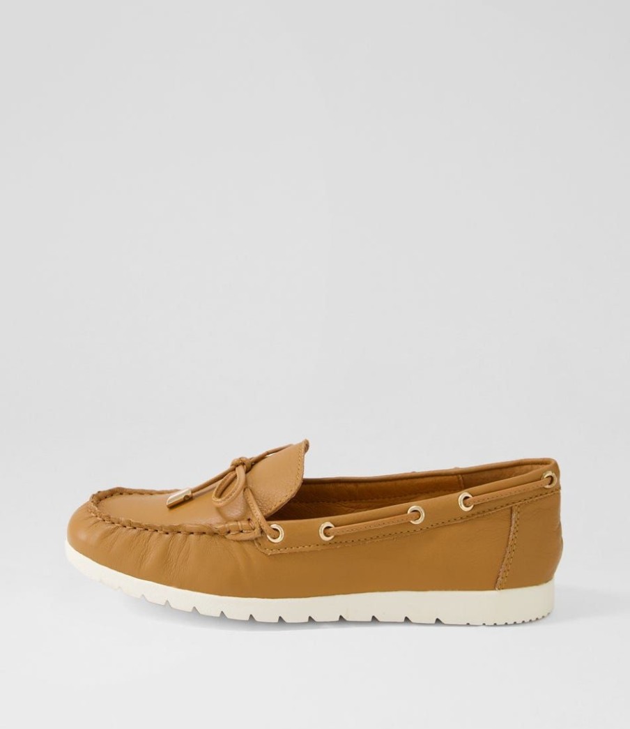 Shoes DIANA FERRARI | Alycee Dark Tan Leather Loafers