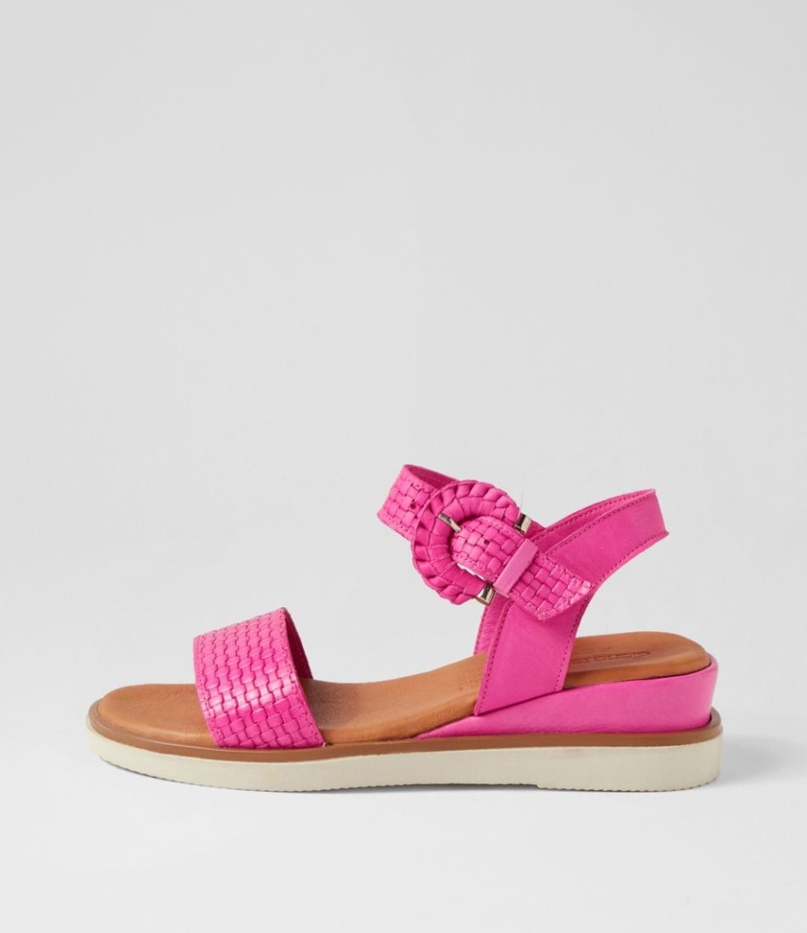 Shoes DIANA FERRARI | Everlys Fuchsia Leather Sandals