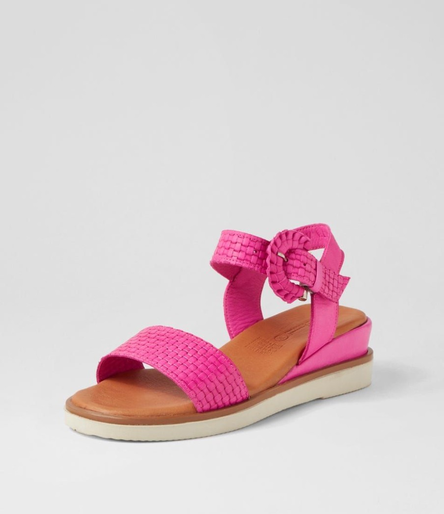 Shoes DIANA FERRARI | Everlys Fuchsia Leather Sandals