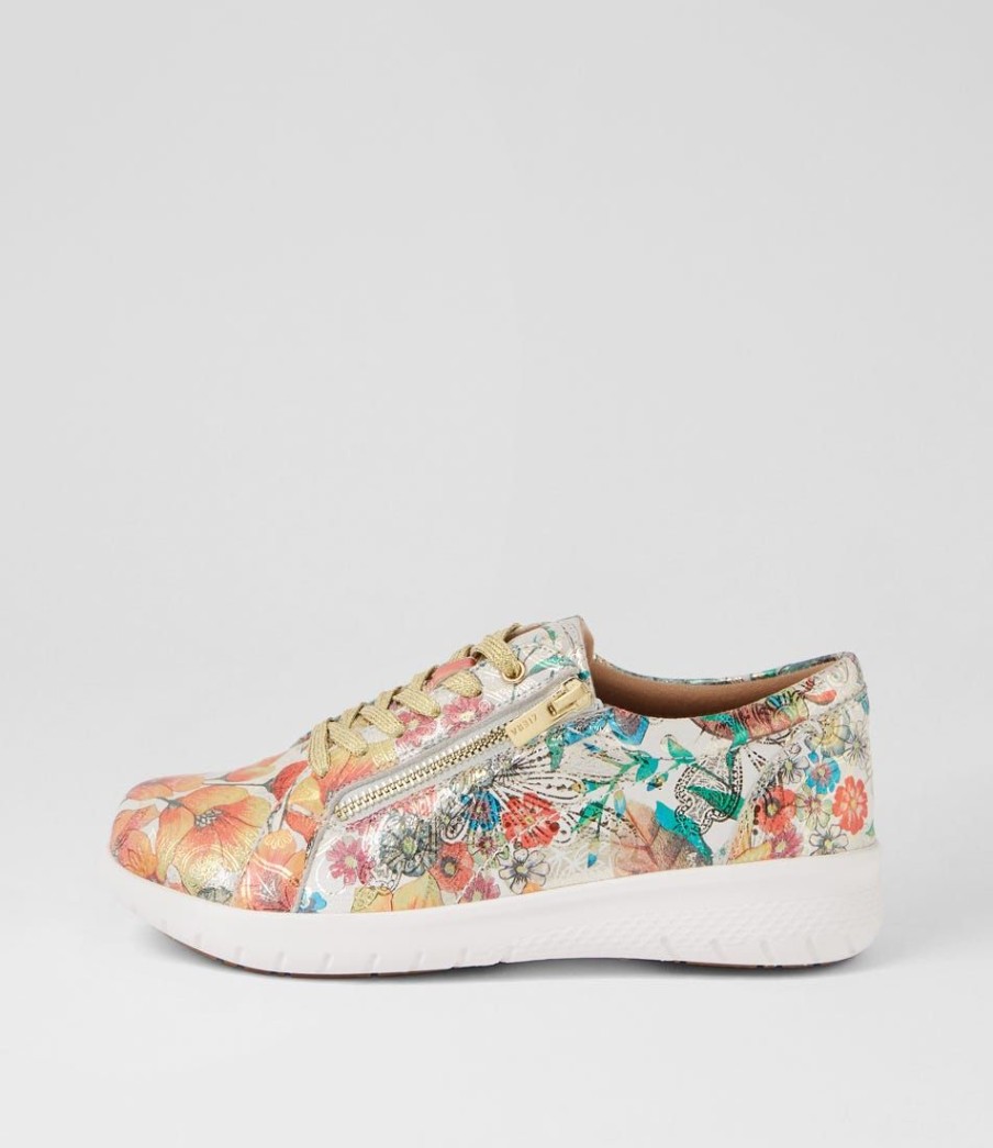 Shoes ZIERA | Solar Xf Spring Garden Leather Sneakers