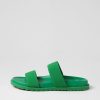 Shoes MOLLINI | Bounse Emerald Elastic Leather Slides