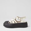 Shoes DJANGO & JULIETTE | Askery Off White Black Patent Leather Sneakers