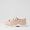 Shoes ZIERA | Wemmer Xf Rose White Leather Sneakers