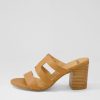 Shoes MOLLINI | Arlar Dark Tan Natural Leather Mules