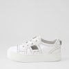 Shoes DJANGO & JULIETTE | Shedd White Leather Sneakers