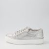 Shoes DJANGO & JULIETTE | Froggy Silver Speckle Leather Sneakers