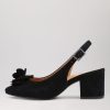 Shoes ZIERA | Vaccero Xw Black Suede Heels