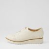 Shoes TOP END | Obblie Almond Leather Elastic Flat Shoes