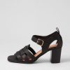 Shoes DJANGO & JULIETTE | Hayat Black Leather Sandals