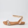 Shoes DJANGO & JULIETTE | Jabra Camel Champagne Leather Sandals