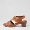 Shoes DIANA FERRARI | Eljo Tan Leather Sandals