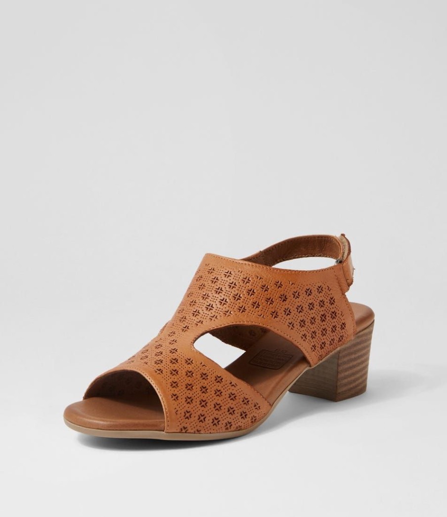 Shoes DIANA FERRARI | Eljo Tan Leather Sandals