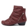 Shoes ZIERA | Camryn Xw Dk Red Leather